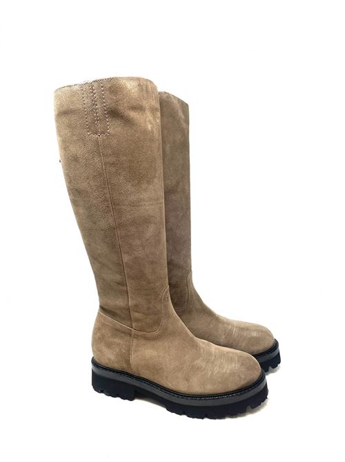 Stivale in camoscio IL LACCIO | MK2887TAUPESUEDESIGARO